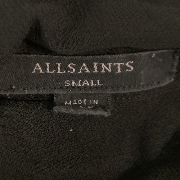 AllSaints Kyra Graffiti Size Small Blouse - Preloved - Picture 5 of 5